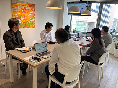 リモートでの勉強会の様子