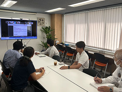 リモートでの勉強会の様子