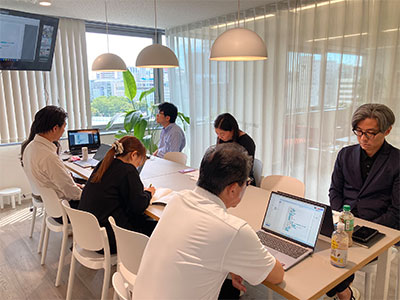 リモートでの勉強会の様子