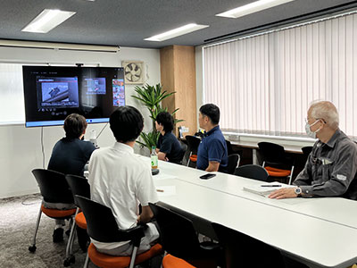 リモートでの勉強会の様子