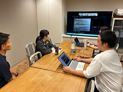 リモートでの勉強会の様子
