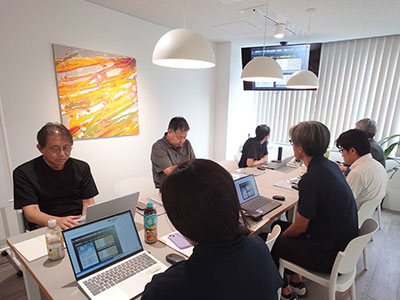 リモートでの勉強会の様子